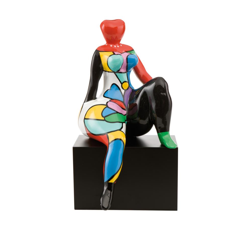 Gisele Figur, Deesse, Skulptur Höhe 35 cm, Limited Edition